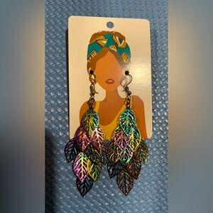 ❌SOLD❌ 🍂 Handmade Leaf Earrings 🍂